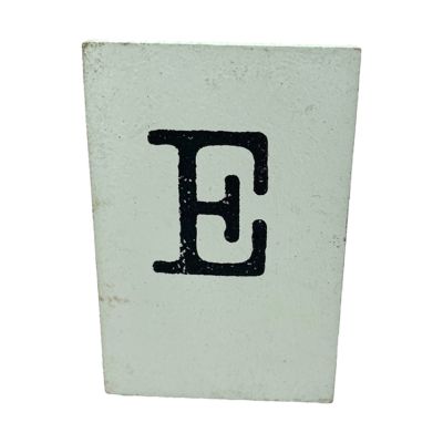 CottonCounts Letter E - Wit