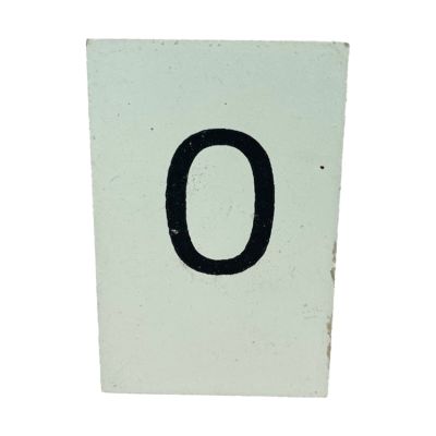 CottonCounts Letter O - Wit