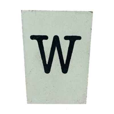 CottonCounts Letter W - Wit
