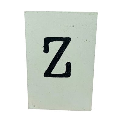 CottonCounts Letter Z - Wit