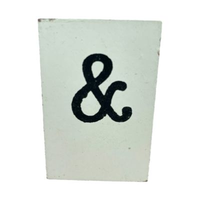 CottonCounts Letter &amp; - Wit