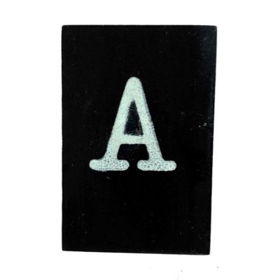 CottonCounts Letter A - Zwart