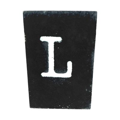 CottonCounts Letter L - Zwart