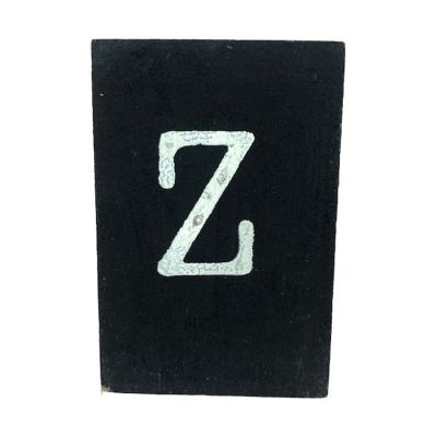 CottonCounts Letter Z - Zwart