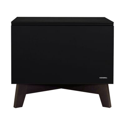Kidsmill Sixties Speelgoedkist Zwart / Walnoot