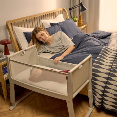 Babypark SnuzPod Studio Co-sleeper - Oslo Grey aanbieding
