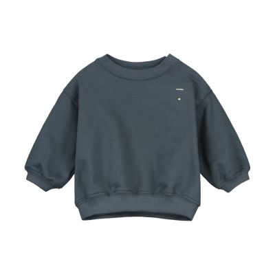 Gray Label Sweater - Dropped Shoulder - Blue Grey
