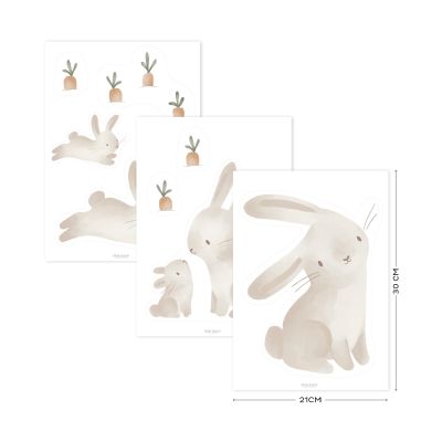 Little Dutch Muurstickers - Baby Bunny