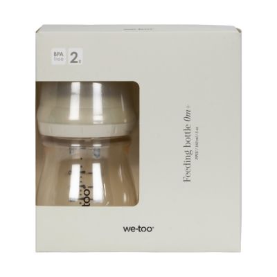 Babypark We-Too Standaardfles PPSU - 160 ml - Oatmeal - 2-pack aanbieding