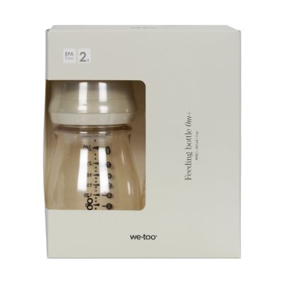 Babypark We-Too Standaardfles PPSU - 260 ml - Oatmeal - 2-pack aanbieding