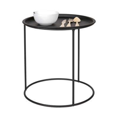 Woood Ivar Bijzettafel – Medium  – Zwart 