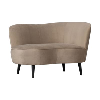 Woood Sara Fauteuil – Fluweel – Khaki 