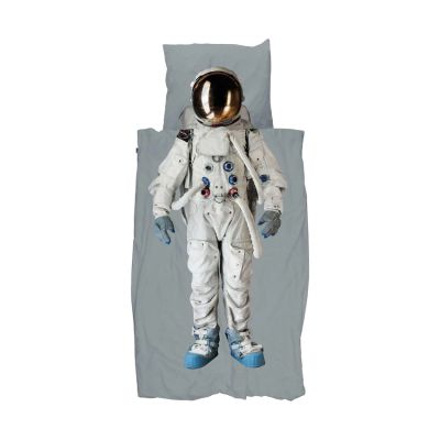 Snurk Dekbedovertrek - Astronaut - Grijs