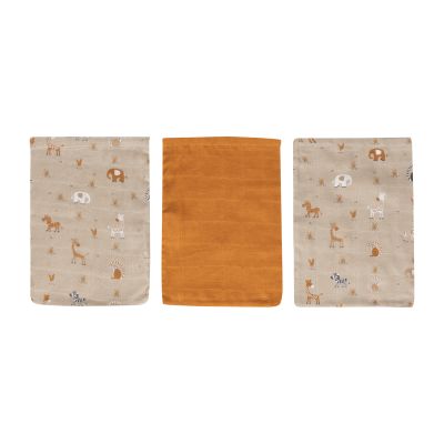 Bebe-Jou Steppe Hydrofiel Washand 3 Stuks