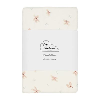 Cam Cam Copenhagen Windflower Hoeslaken Cream 60 x 120 cm