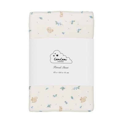 Cam Cam Blueberries Hoeslaken – 60 x 120 x 15 cm 