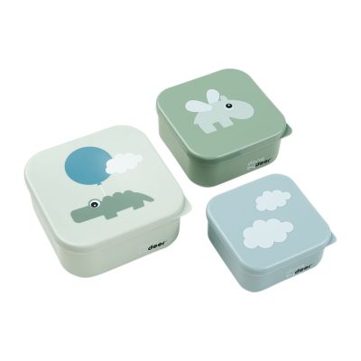 Done By Deer Happy Clouds Snackbox 3 Stuks