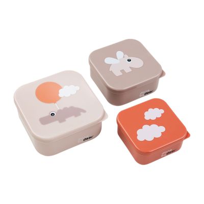 Done By Deer Happy Clouds Snackbox 3 Stuks
