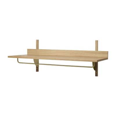 Ferm Living Wandplank - Sector - Oak/Brass