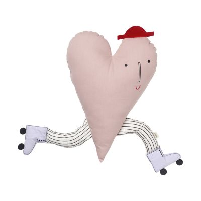 Ferm Living Heart Kussen Dusty Rose