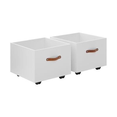 LIFETIME Kidsrooms Opbergbox Wit Gelakt 2 Stuks