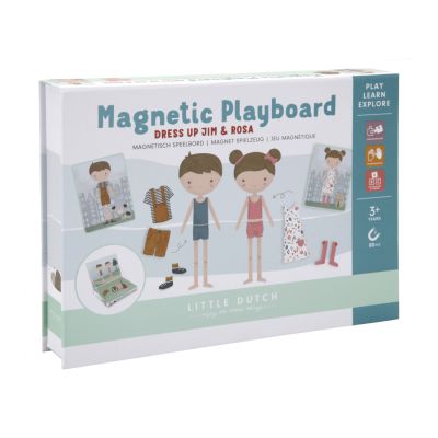 Little Dutch Jim &amp; Rosa Magnetisch Speelbord