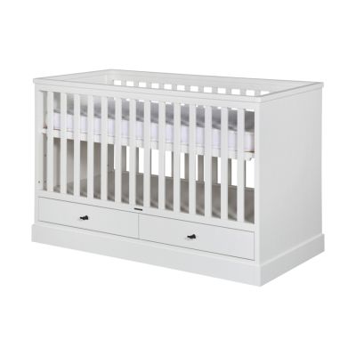 Kidsmill Newport Babybed Wit - T-Knop 60 x 120 cm