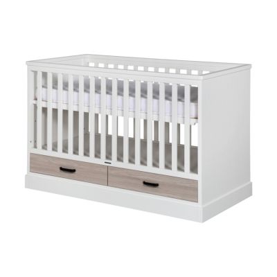 Kidsmill Newport Babybed Wit / Eiken 60 x 120 cm