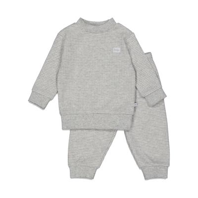 Feetje Wafel Pyjama - Grijs Melange