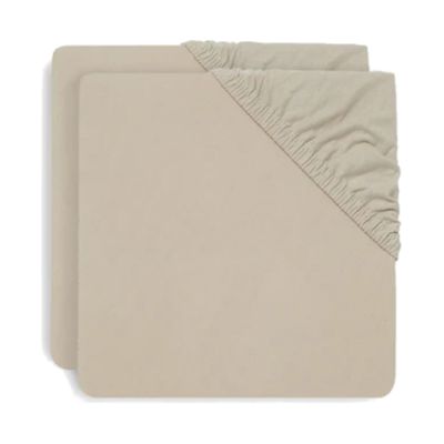 Jollein Hoeslaken Boxmatras - 2 Pack - 75 x 95 cm - Jersey