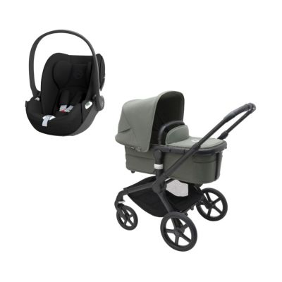 Bugaboo Fox 5 Kinderwagen - Zwart + Cloud T Plus Autostoel