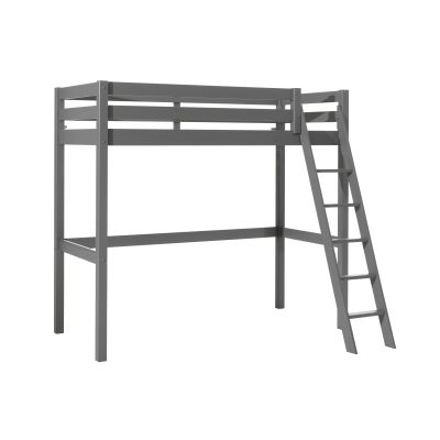 Vipack Pino Mezzanine Hoogslaper Grijs 90 x 200 Cm