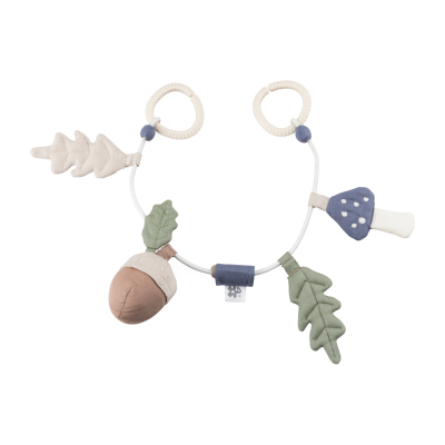 Sebra Kinderwagenketting - Leaf/Mushroom/Acorn