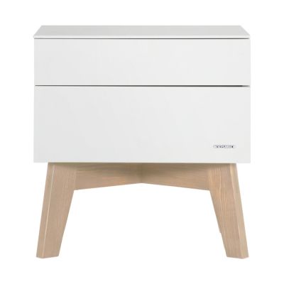 Kidsmill Sixties Nachtkastje Wit Mat / Naturel