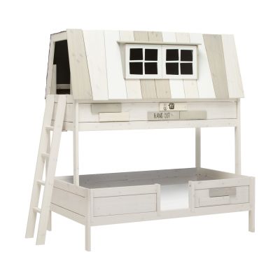 LIFETIME Kidsrooms Stapelbed Hangout Whitewash