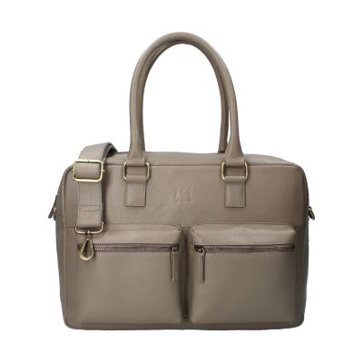 Kidzroom Vienna Lovely Leather luiertas - Taupe