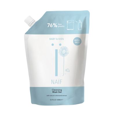 Naïf Navulverpakking Reinigende Wasgel Voor Baby &amp; Kind 500 ml