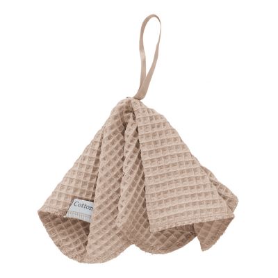 Cottonbaby Wafel Speendoekje Taupe