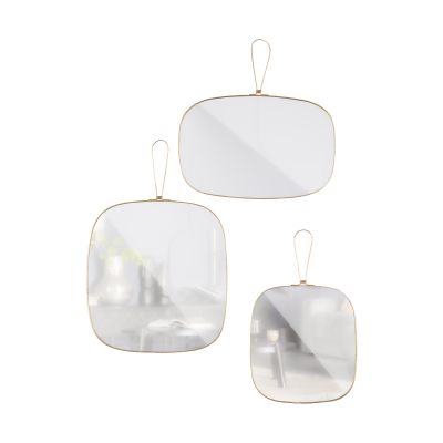 Be Pure Home Glass Spiegel – 3 Stuks – Metaal 