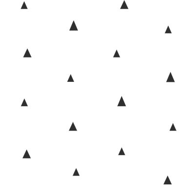 Estahome Grafische Driehoeken Behang - Zwart / Wit IV