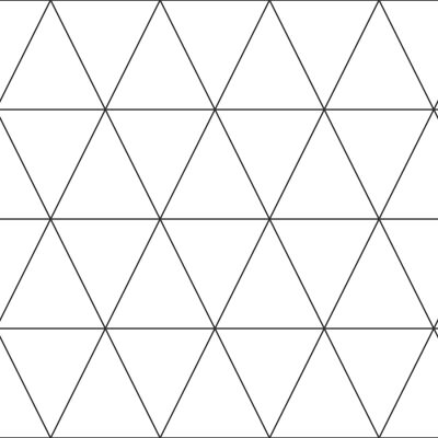 Estahome Grafische Driehoeken Behang - Zwart / Wit V