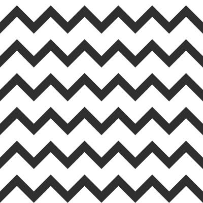 Estahome Zigzag Motief Behang - 0,53 x 10,05 m - Zwart / Wit