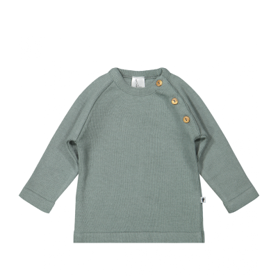 Klein Baby T-Shirt - Lange Mouw - Stone Green