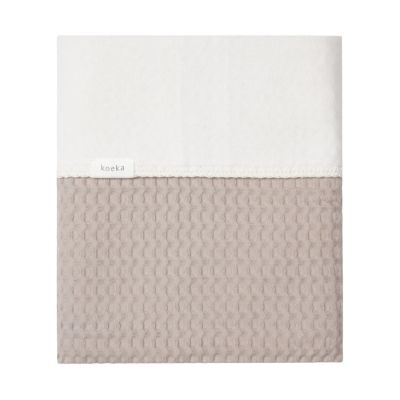Koeka Amsterdam Wafel Ledikantdeken - Cotton Fleece  - Clay