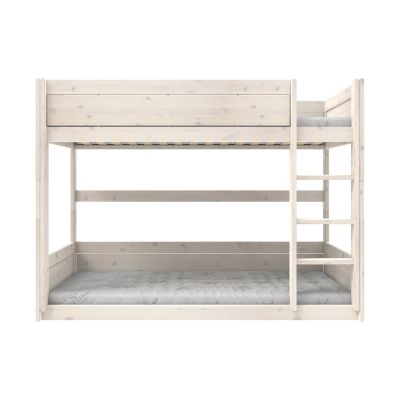 LifeTime Stapelbed – Laag – Luxe Lattenbodem – White-Wash