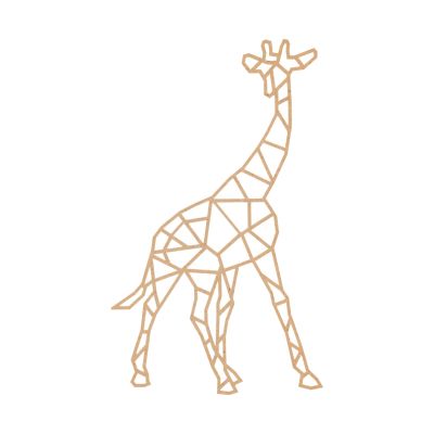Maison Cocon Giraffe Wanddecoratie - Medium
