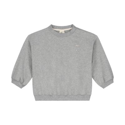 Gray Label Sweater - Dropped Shoulder - Grey Melange