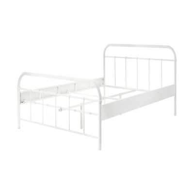 Vipack Boston Metalen Bed Wit 140 x 200 cm