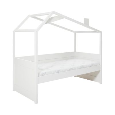 Cool Kids Bedbank Met Hutconstructie Wit 90 x 200 cm