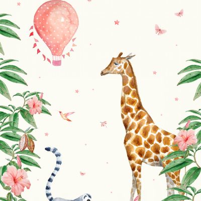 Creative Lab Amsterdam Giraffe Behang